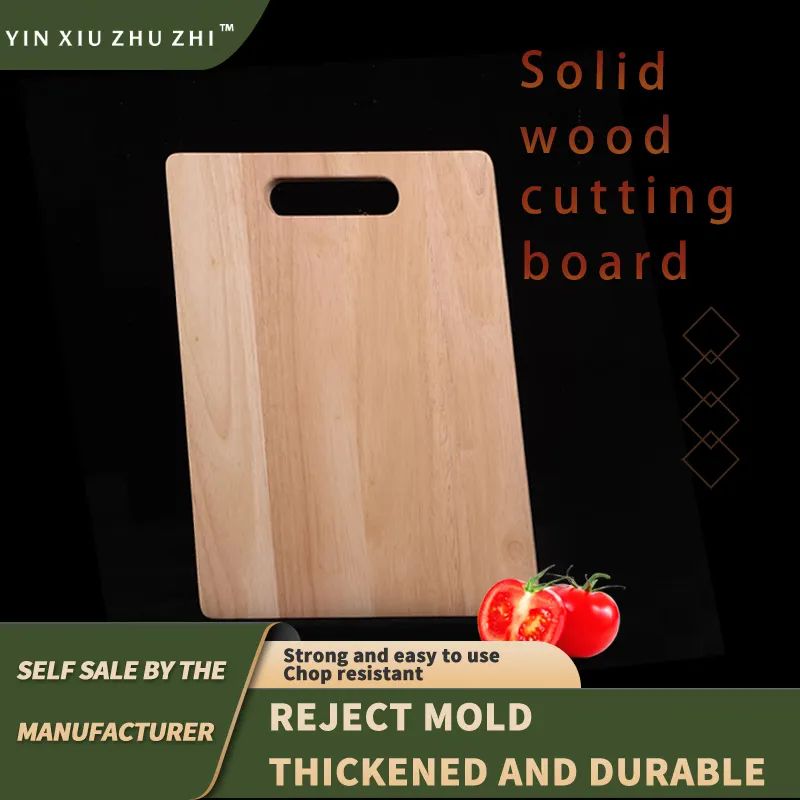 Cereal fibre cutting board with holes