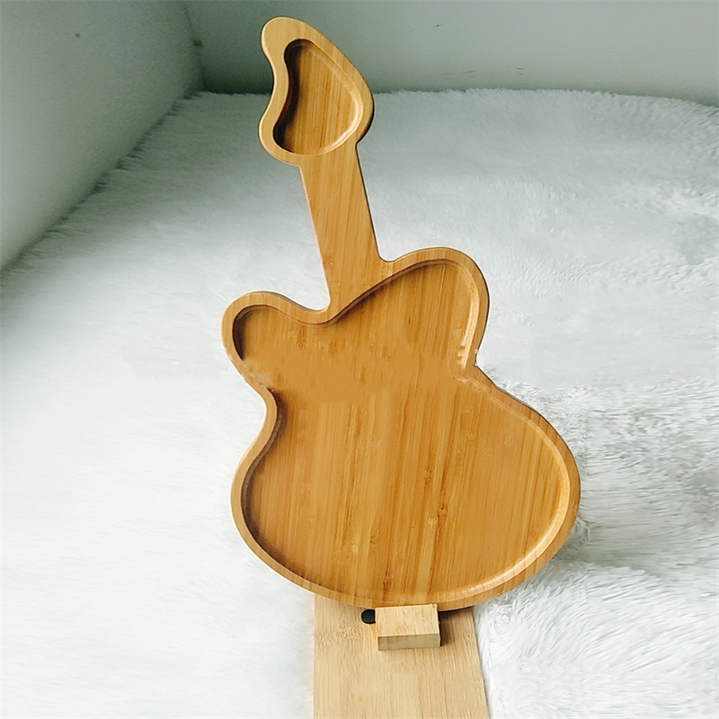 Guitar Shape Bamboo Plate