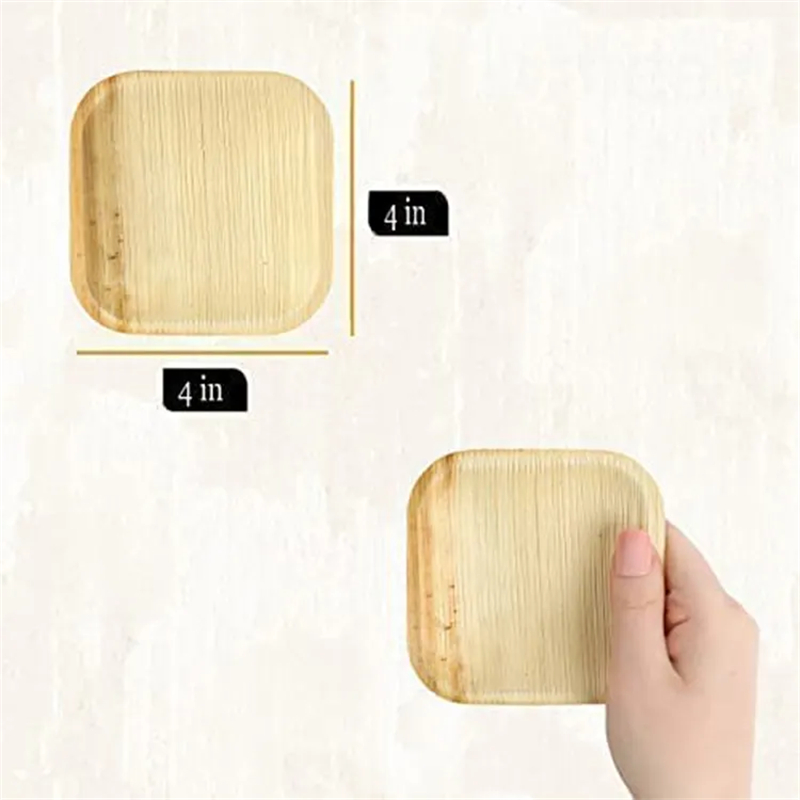 Square Palm Leaf Tray