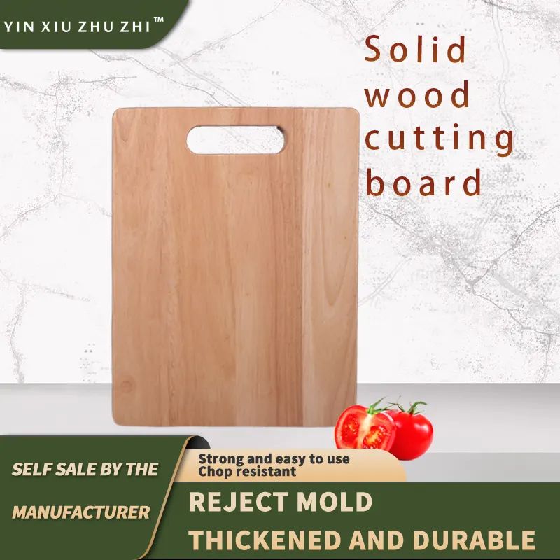 Cereal fibre cutting board with holes