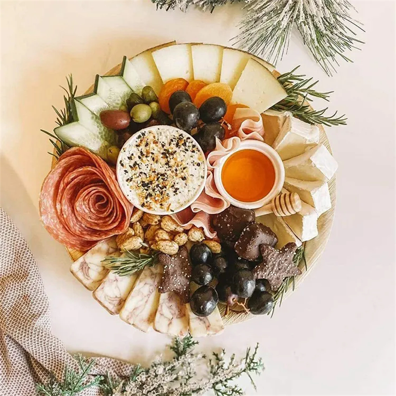 Round Palm Leaf Tray