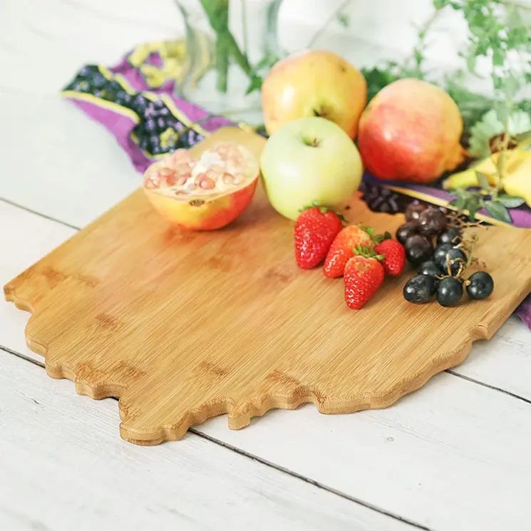 Small Irregular Bamboo Chopping Board