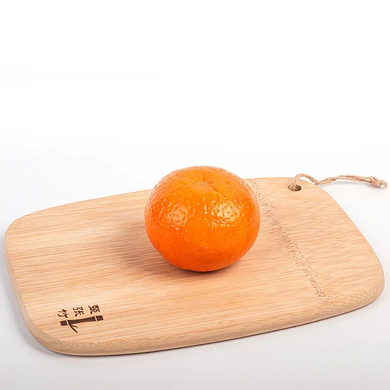 Bamboo chopping board with string