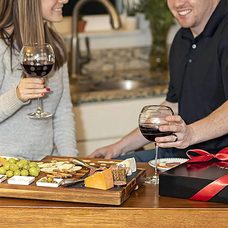 Cheese Platter With Double Sided Slate