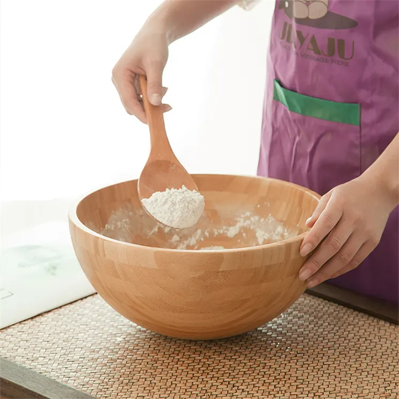 Bamboo and wood bowl for home use