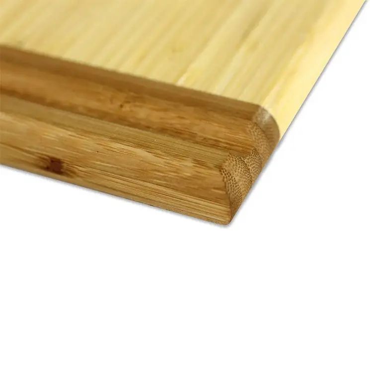 Two-coloured spliced bamboo chopping board