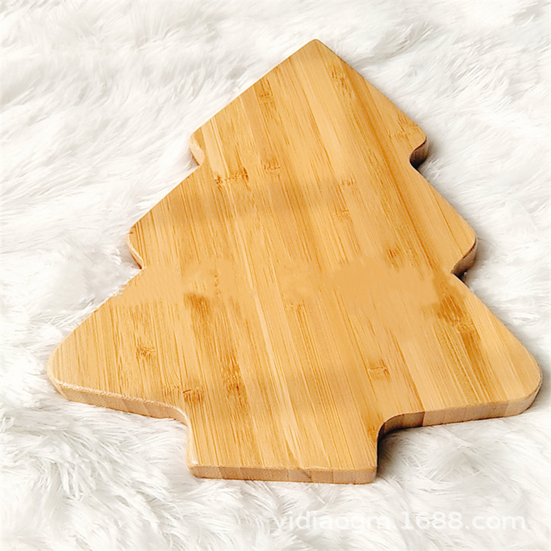 Christmas Tree Bamboo Plate