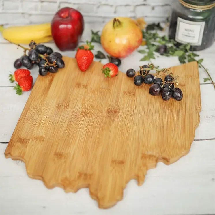 Small Irregular Bamboo Chopping Board