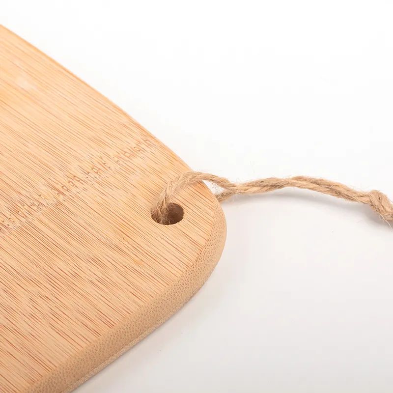 Bamboo chopping board with string