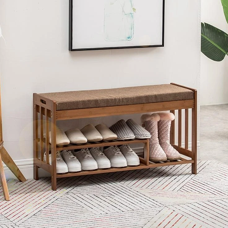 Bamboo Shoe Racks Bench