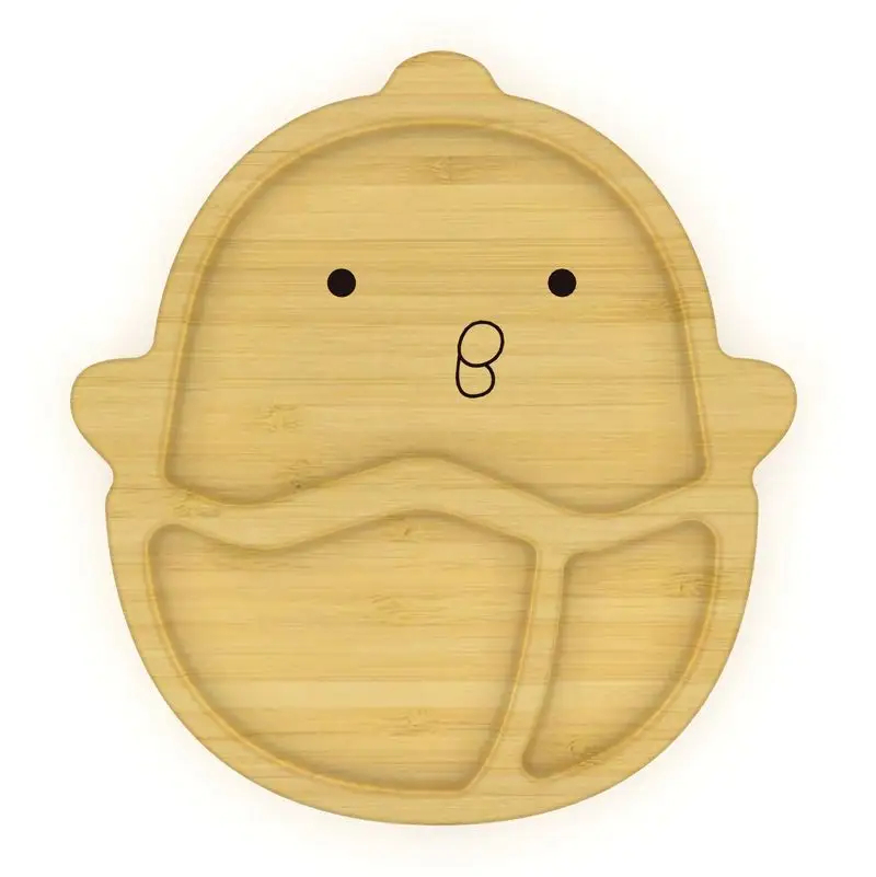 Wood Bamboo Suction Plates