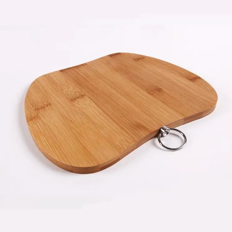 Apple shaped bamboo chopping board