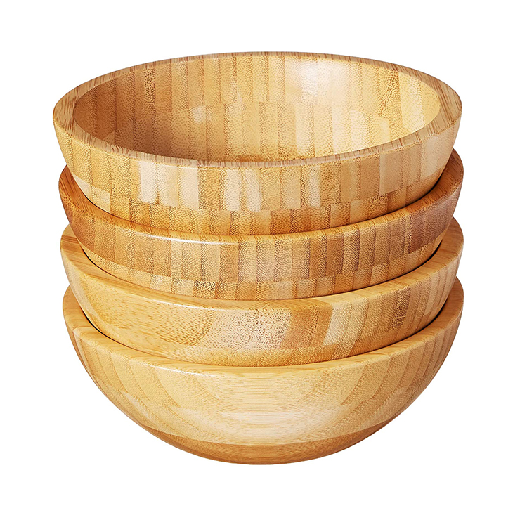 Bamboo salad bowl