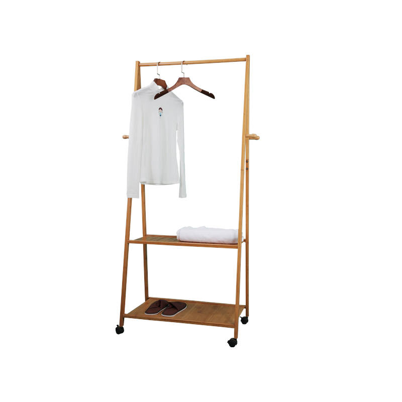 Mobile simple hanging clothes rack