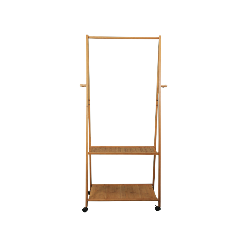 Mobile simple hanging clothes rack