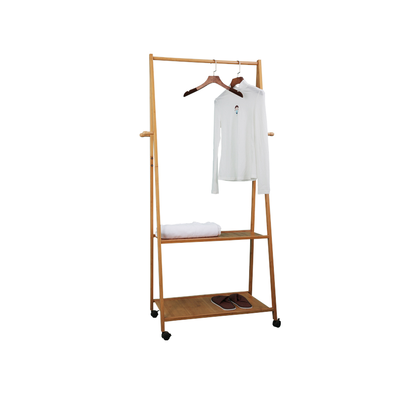 Mobile simple hanging clothes rack