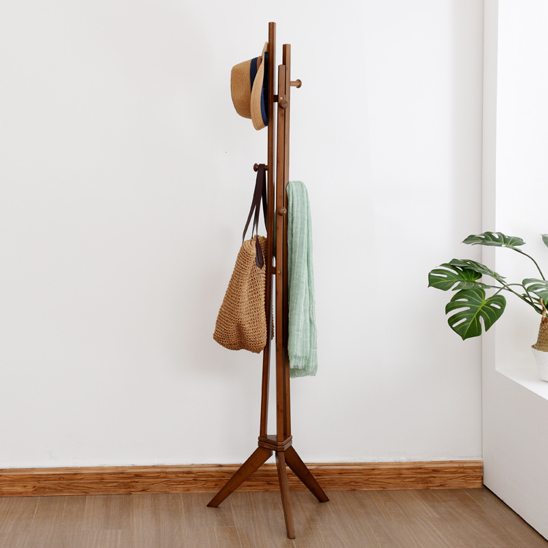 bamboo coat rack stand