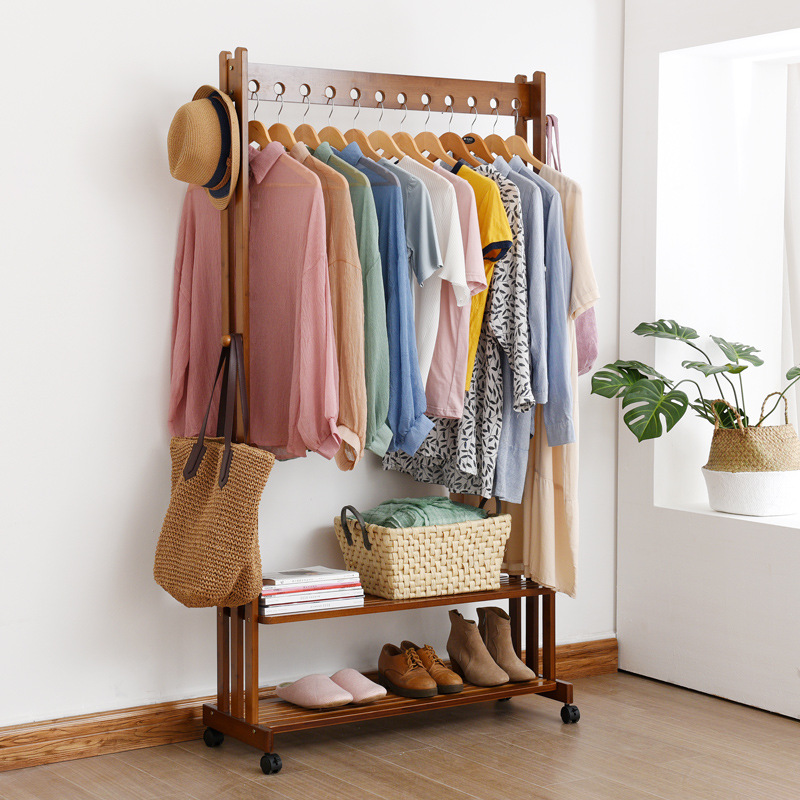 bamboo clothes stand