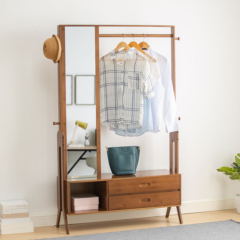 Bamboo clothes stand