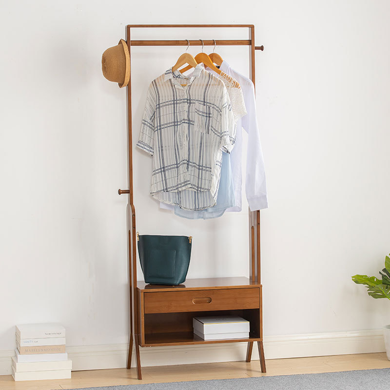 Bamboo clothes stand