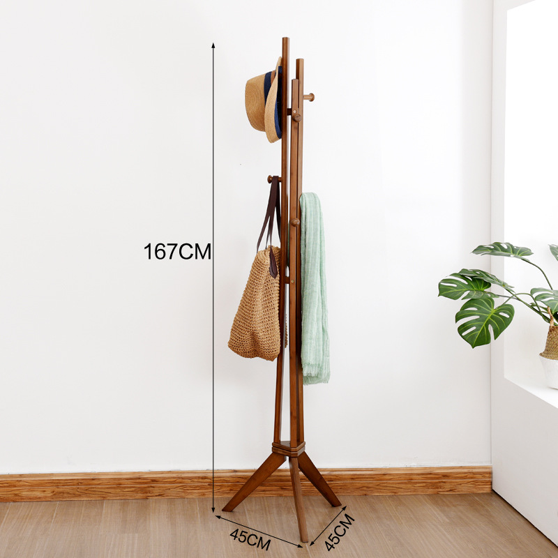 bamboo coat rack stand