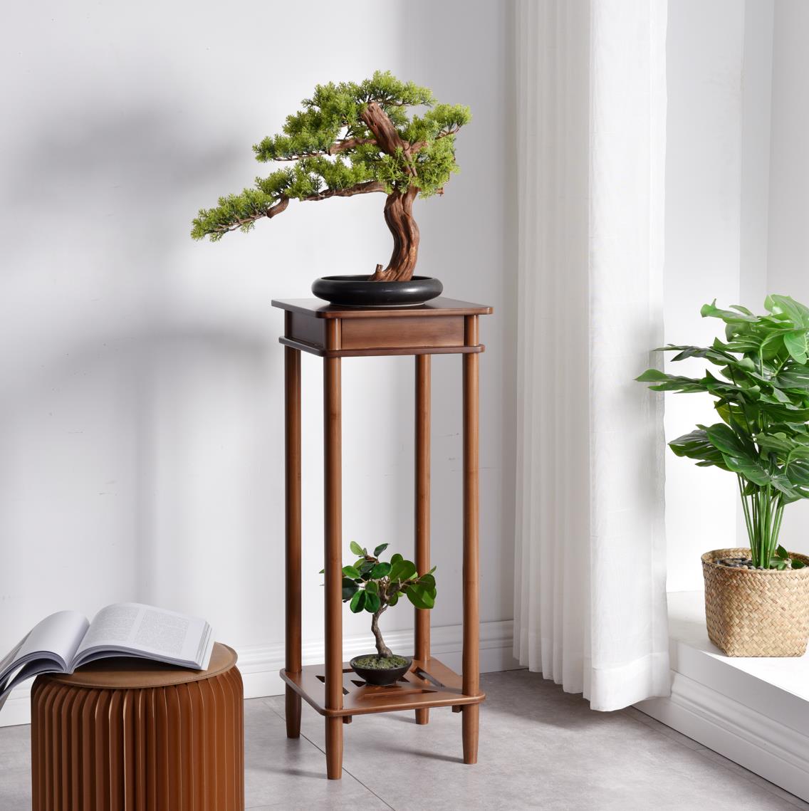 Bamboo Chinese Plant Rack