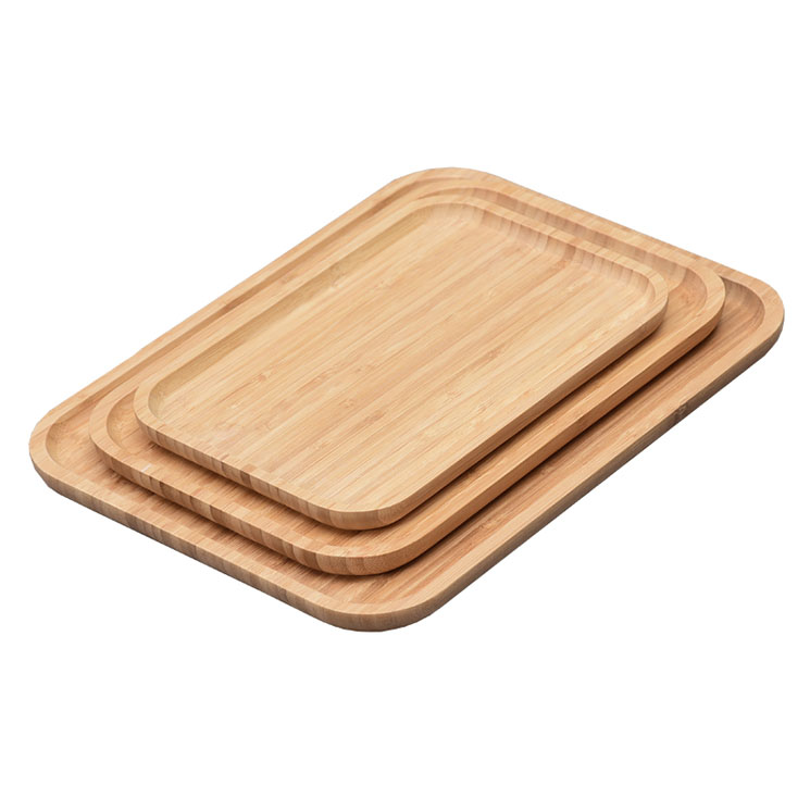 Bamboo 2 3 Piece Cutlery Tray Set